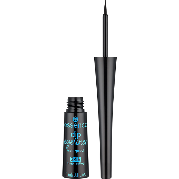 dip eyeliner waterproof 24h long-lasting eyeliner - black essence