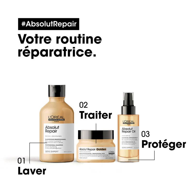 Huile 10-en-1 sans rinçage Absolut Repair 90ml