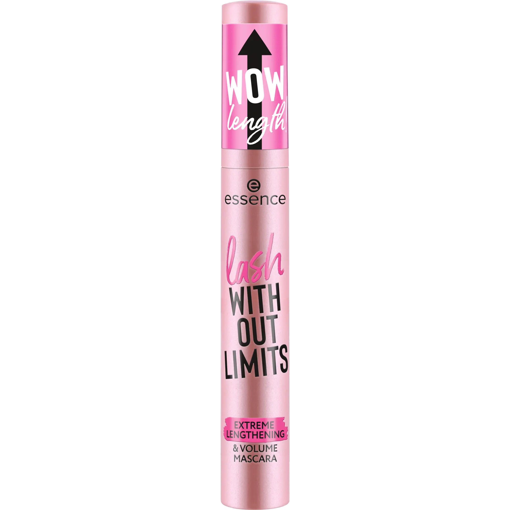 lash WITHOUT LIMITS EXTREME LENGTHENING & VOLUME MASCARA - Ultra Black essence