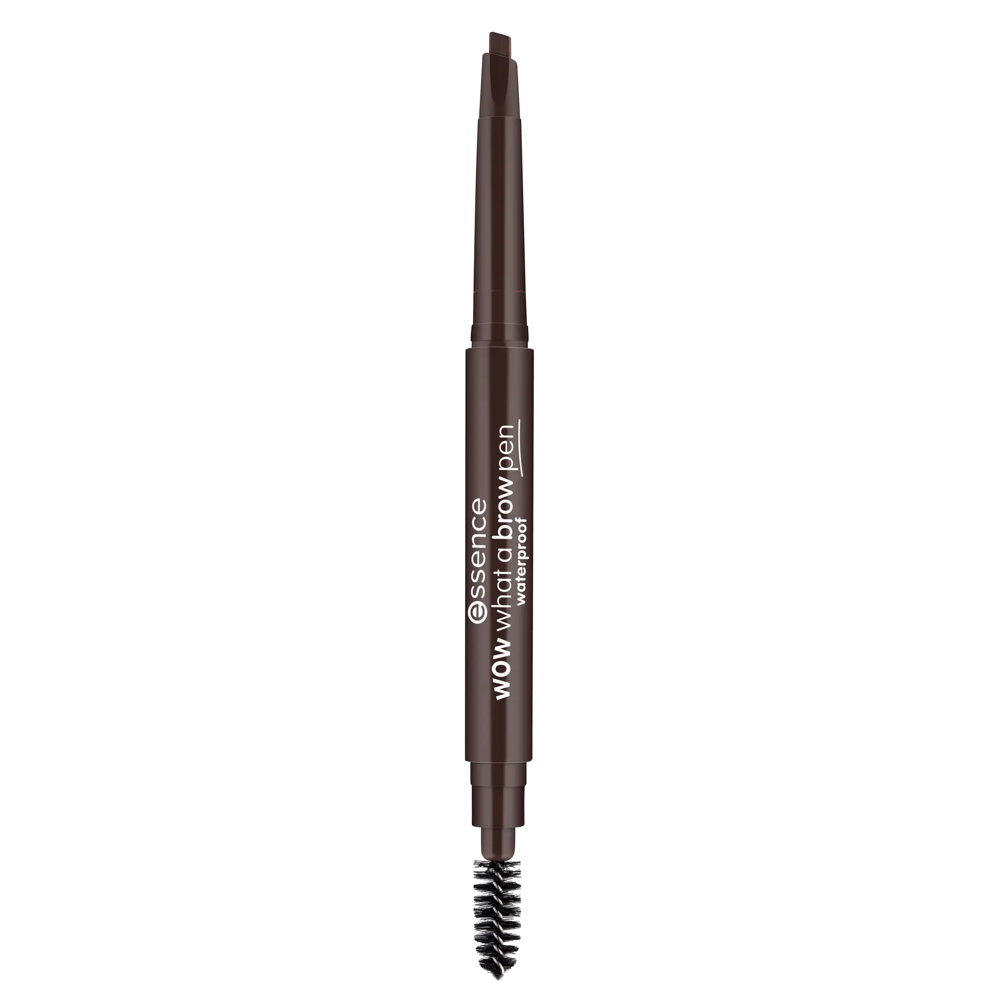 wow what a brow pen waterproof - 04 Black-Brown essence