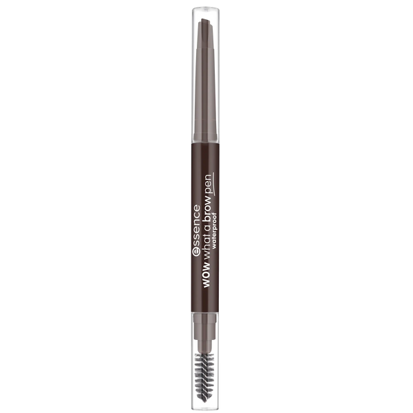 wow what a brow pen waterproof - 04 Black-Brown essence